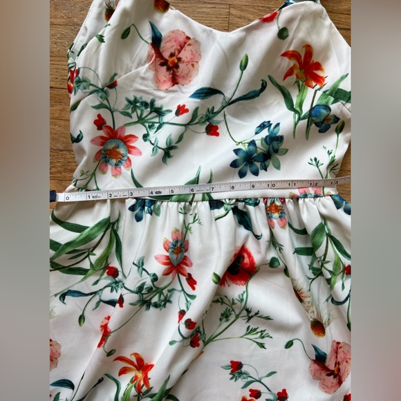 Floral Mommy & Me Dresses Chiffon Sleeveless Matching 3 Dresses - Picture 3 of 14